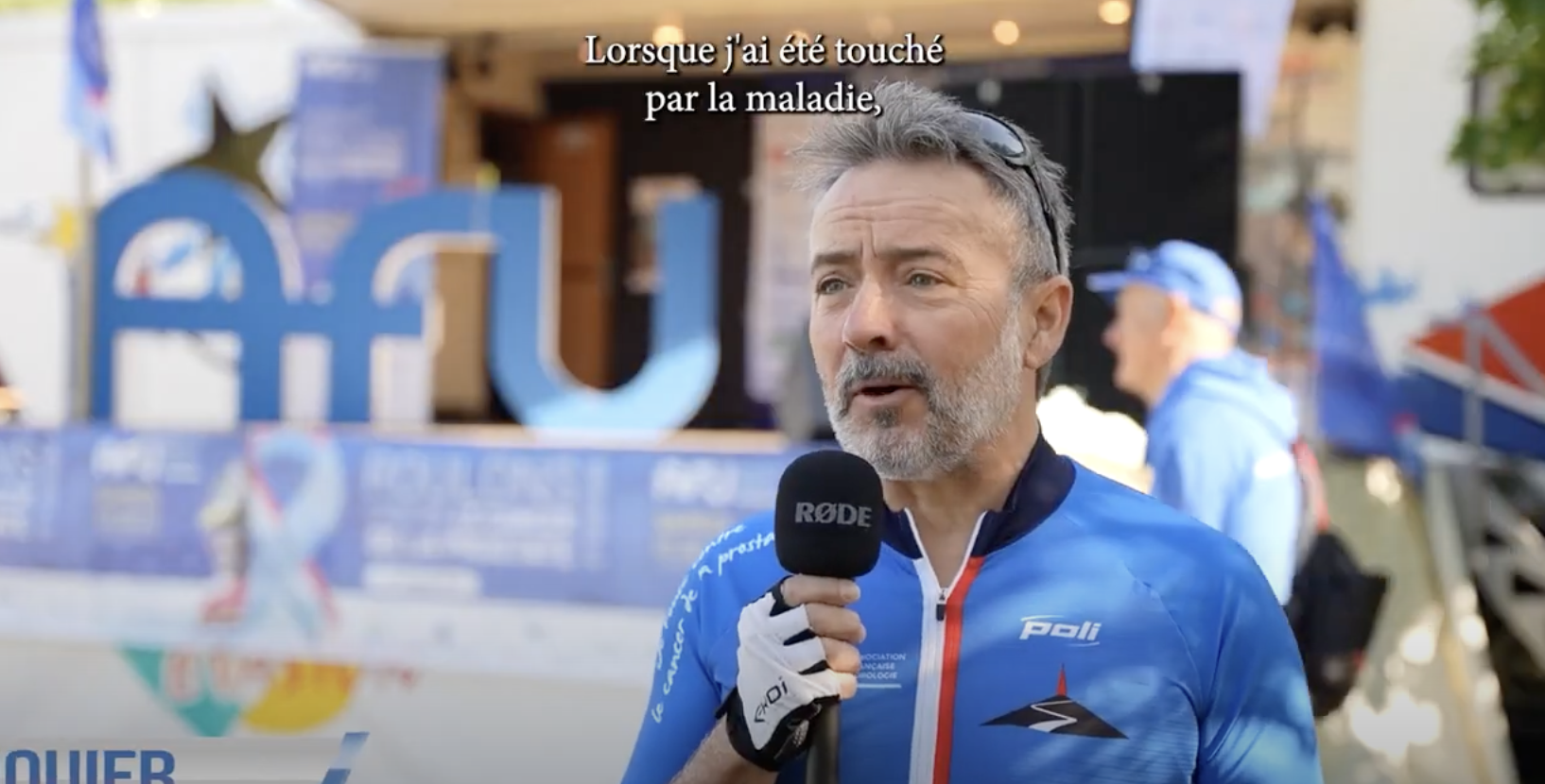 Afficher la vidéo Le sport m'a aidé à me rendre plus fort face à la maladie